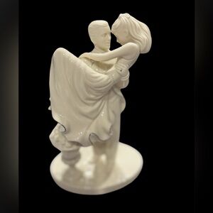 Wedding Promises Swept Away Cake Topper